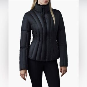 Mackage Lany 800 Fill Down Ripstop Puffer Jacket Windproof Water-Repel Black XS